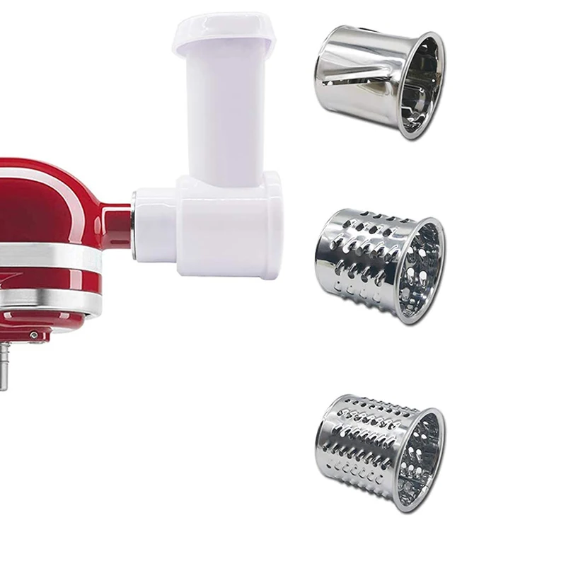 

Vegetable Slicer/Shredder/Cheese Grater for KitchenAid Stand Mixer Attachment Slicing Shredding Accessories