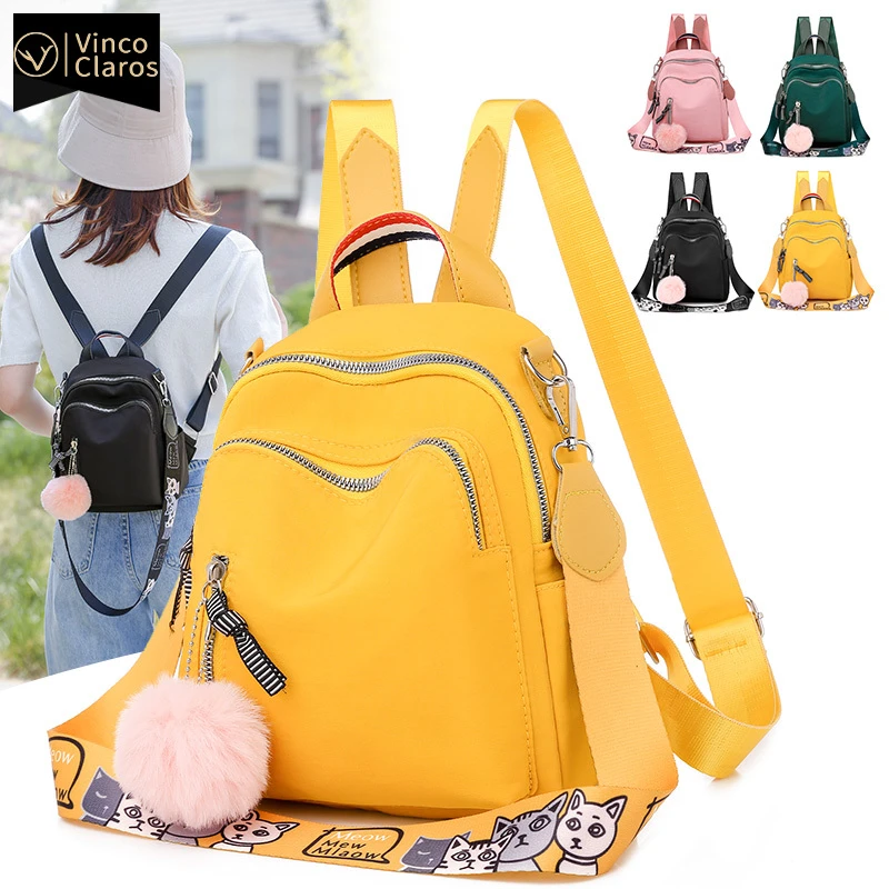 Mini Mochila pequeña para mujer, bolsa de moda coreana, Mochila de viaje Oxford de calidad para chica - AliExpress