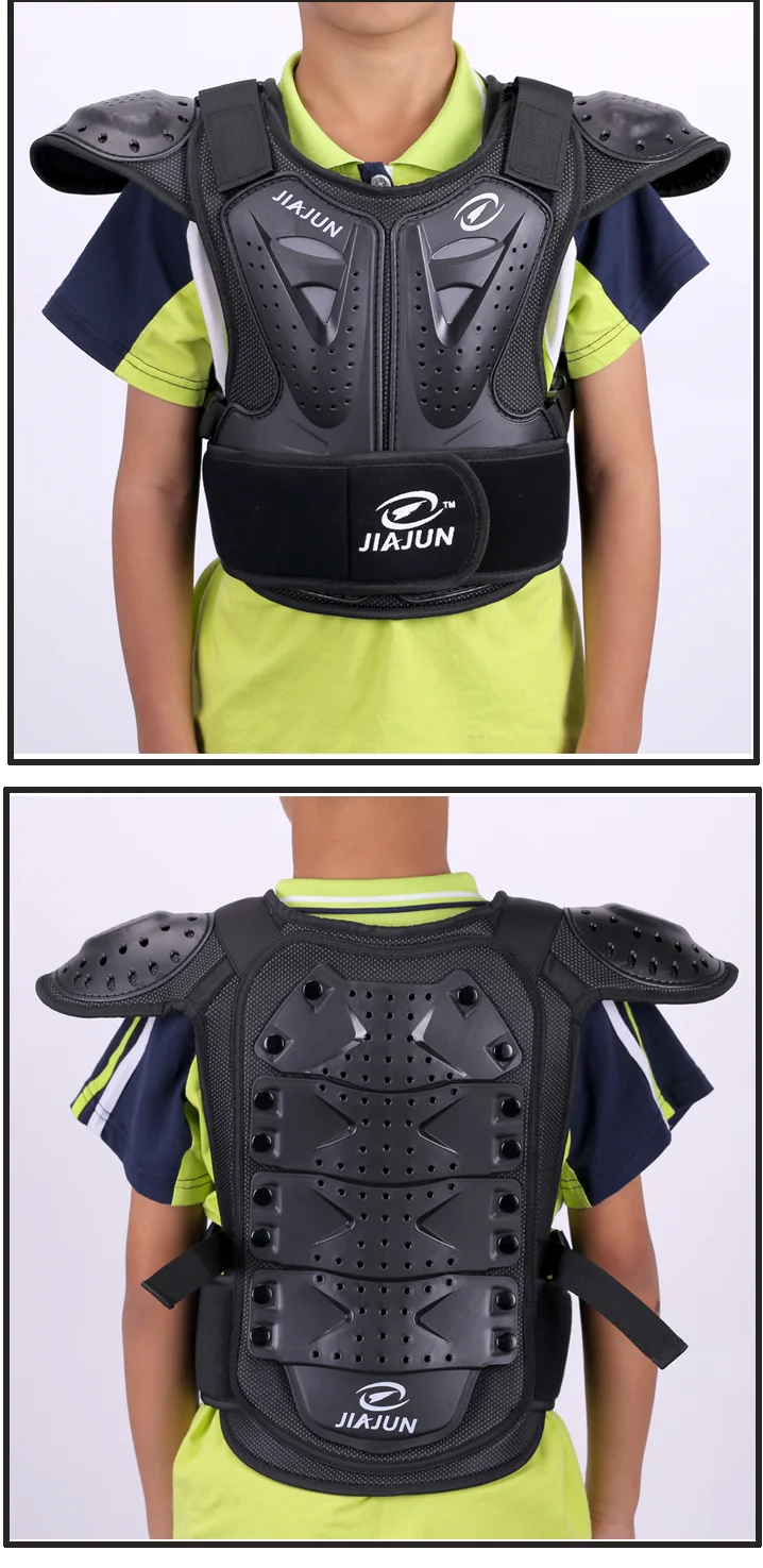 Child Body Protector armor Motorcycle jackets Motocross back shield sleeveless vest Spine Chest Protective gears Jacket