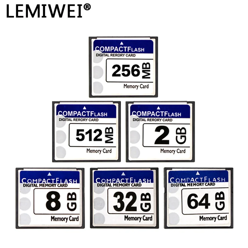 LEMIWEI компактный адаптер для флэш-карт 256 МБ 512 МБ 1 Гб 2 Гб 4 GB/8 GB/16 GB/32 GB/64 GB Compactflash карта памяти CF карт для Камера