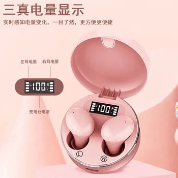 

New private model metal TWS Bluetooth headset sports waterproof hifi audio quality wireless headset 5.0 three true power