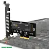 AMPCOM-carte clé M.2 NVMe Express vers PCIE 3.0 X4, adaptateur externe SSD, format 230-2280, vitesse complète ► Photo 1/6