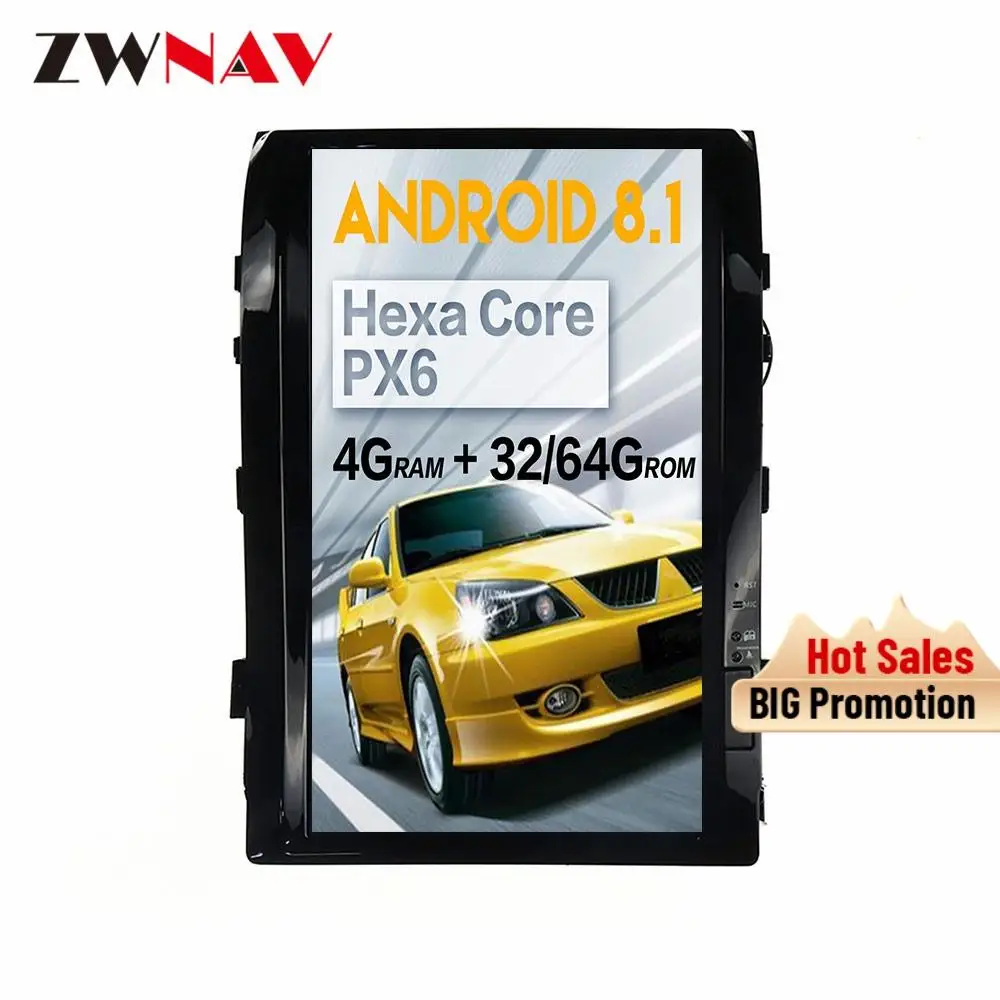 Tesla стиль Android 8 экран Автомобильный мультимедийный плеер для TOYOTA LAND CRUISER LC200 2008-2015