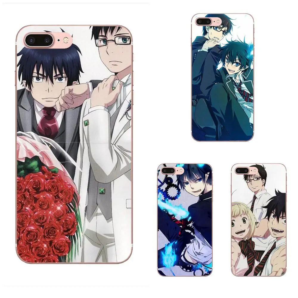 Soft Anime Ao No Exorcist For Samsung Galaxy Note 8 9 10 Pro S4 S5 S6 S7 S8 S9 S10 S11 S11E S20 Edge Plus Ultra | Мобильные телефоны