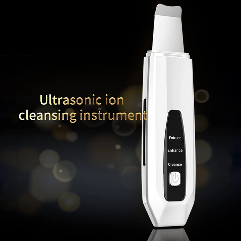 

Ultrasonic Skin Scrubber Cleansing Deep Cleansing Facial Cavitation Peeling Facial Cleansing Scraper Remove Keratin Skin Care