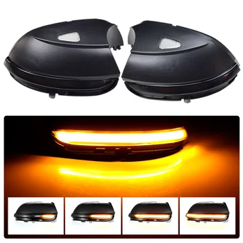

Side Mirror Flashing Light LED Dynamic Turn Signal Light Flowing Water Blinker for VW Passat CC B7 Beetle Scirocco Jetta MK6