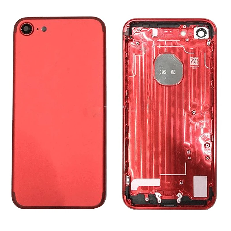 Задний корпус для iPhone 7 8 Plus крышка аккумулятора с боковыми ключами лоток SIM карты