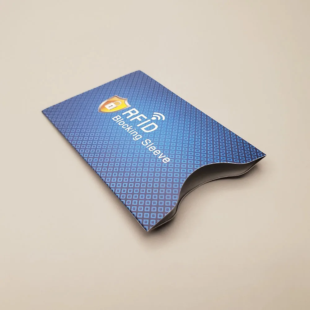 1Pc Anti Rfid NFC Wallet Blocking Reader Lock Bank Card Holder Id Bank Card Case Protection Metal Credit Holder Aluminium
