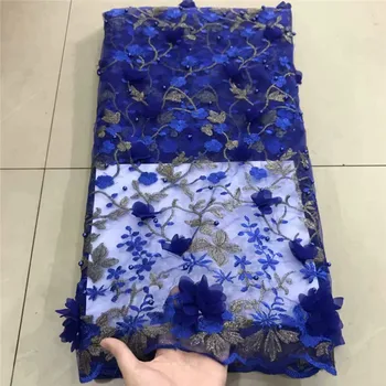 

African Lace Fabric 2019 High Quality Lace African Tulle Lace Fabric French Net Laces For Women Wedding Dresses Newest df82-144