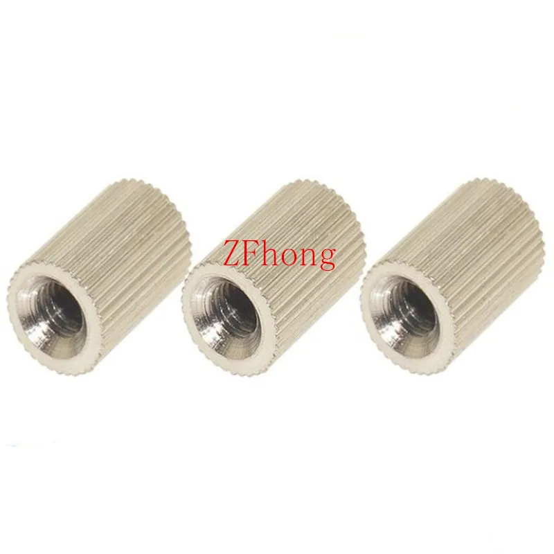 10pcs/lot brass round spacer M3*L L=6mm to 50mm 3mm thread nickel Brass