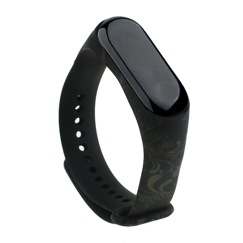Подходит для mi band 4 спортивный силиконовый ремешок для Xiaomi mi band 3/4 сменный ремешок для браслета - Цвет: D4