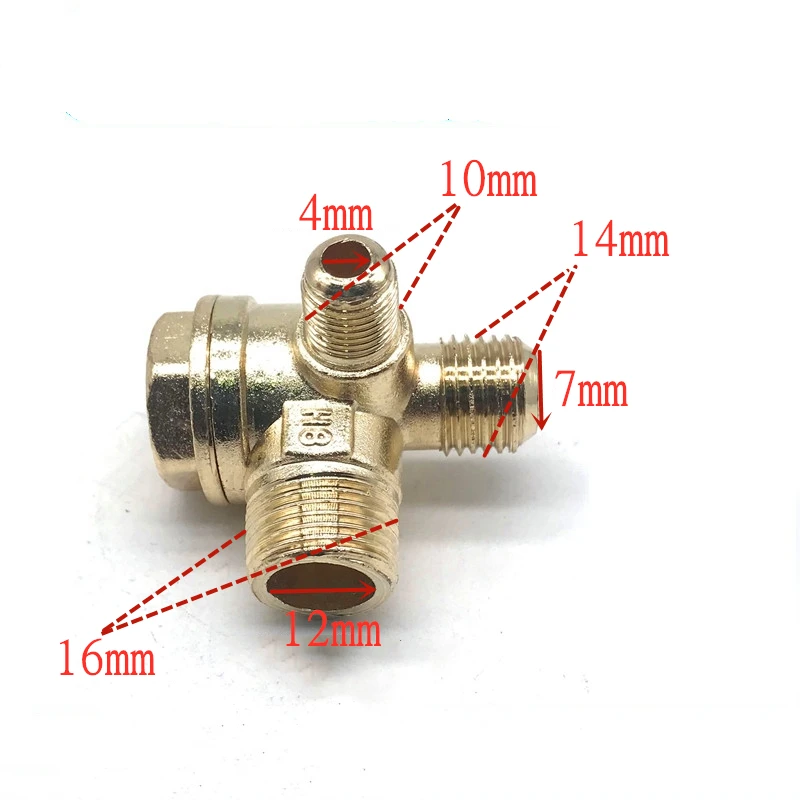 

Oil Free Oilless Compressore Outside External Wire Check Valve 12mm 16mm 10mm 4mm 14mm 7mm