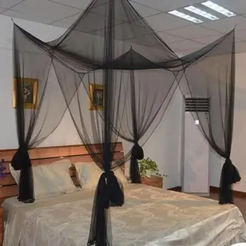 

Simple square mosquito net with doors open on all sides Summer anti-mosquito breathable lady sleeping mosquito net