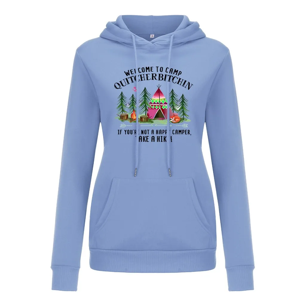 Пуловеры Для женщин модная одежда на Рождество толстовки с принтом пальто с длинными рукавами с О-образным вырезом с капюшоном, свитер с длинными рукавами топ и Chandails