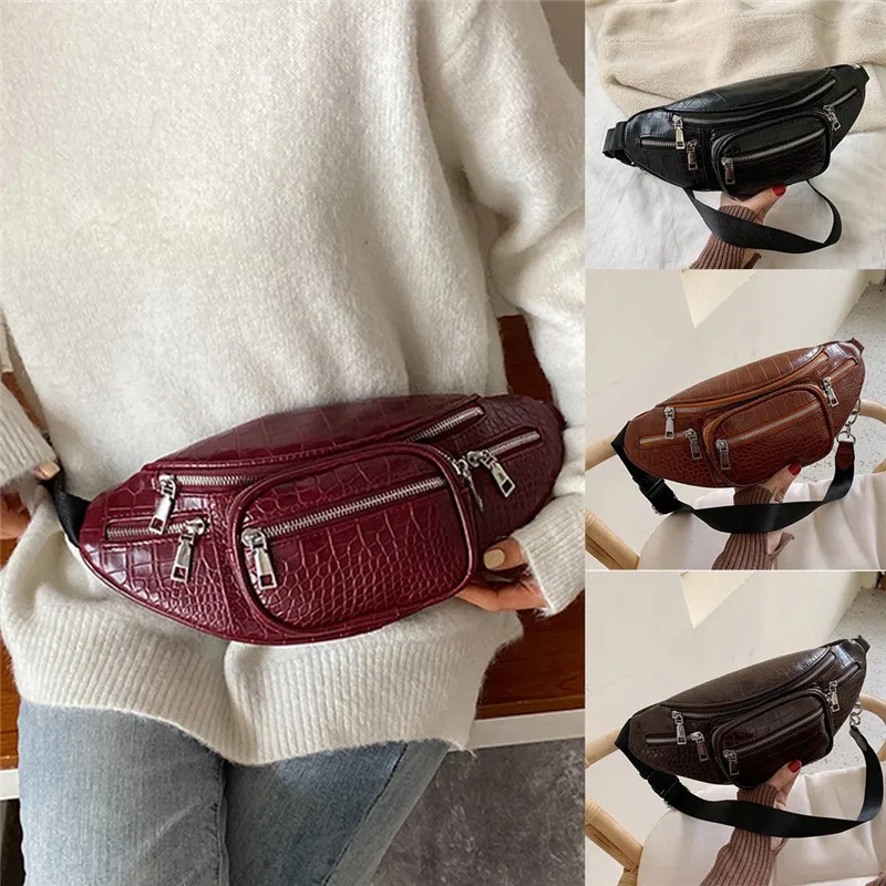 Модная поясная сумка на цепочке с бананом, новая брендовая поясная сумка на молнии для живота, Женская поясная сумка из искусственной кожи, нагрудная сумка на плечо#40