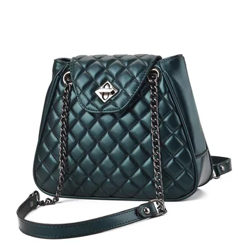 

2020 New Style Small Fragrant Bag Women Net Red Small Black Bag Lingge Chain Bucket Bag Simple Single Shoulder Messenger