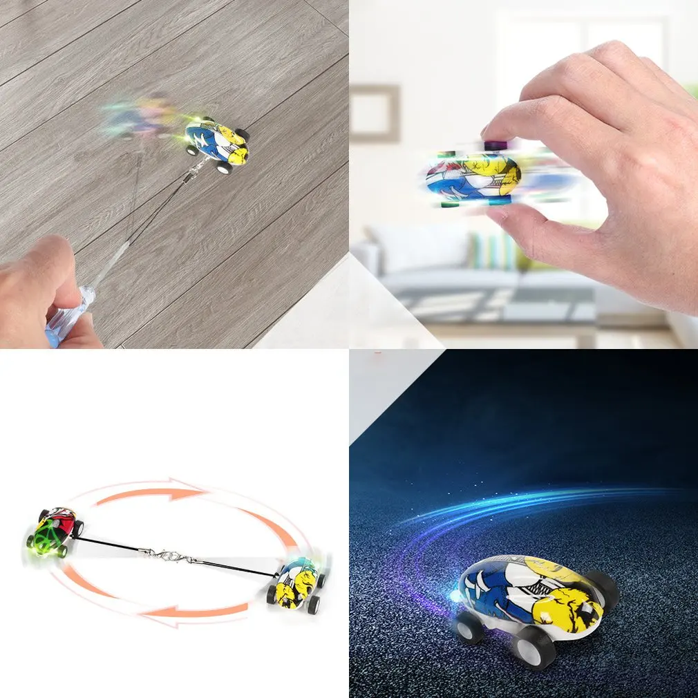Stunt Car Mini Cool Toys High Speed Racing Car 360 Degree Spinning Novelty Toy With Colorfor Flash Light Best Gift For Kids