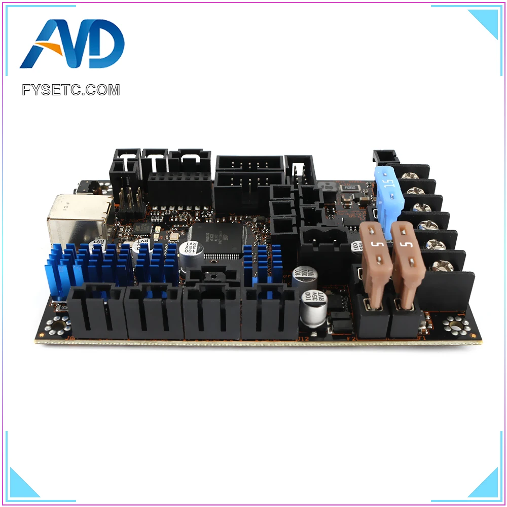EinsyRambo 1.1b материнская плата Einsy Rambo для Prusa i3 MK3 MK3S с TMC2130 Шаговые драйверы SPI управление 4 Mosfet переключаемые выходы