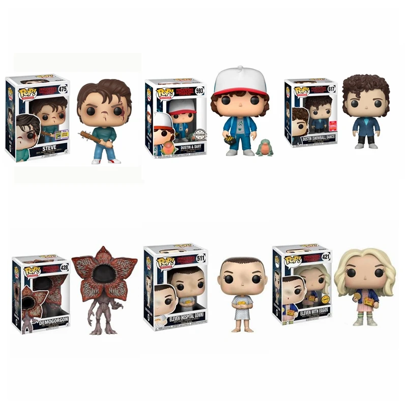 funko pop stranger things eleven and demogorgon