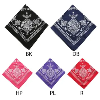 

Cotton Head Neck Scarf Bandana Wristband Pocket Towel Hip-Hop Paisley Male Female 517D