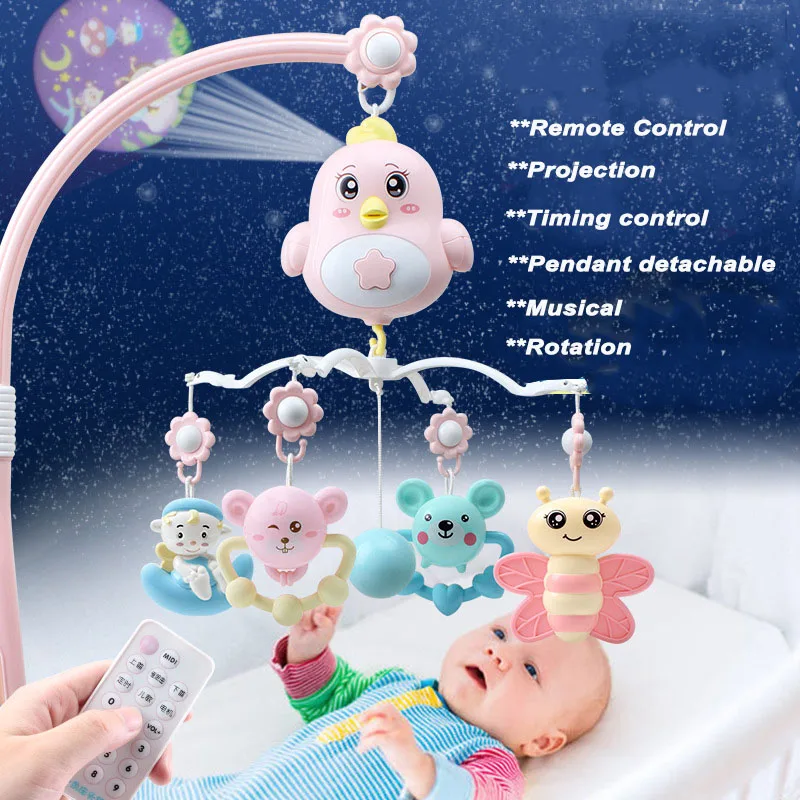 newnorn-toy-presepe-mobile-con-telecomando-carillon-luce-notturna-ruota-neonato-letto-per-dormire-giocattoli-sonaglio-infantile-giocattoli-per-bambini