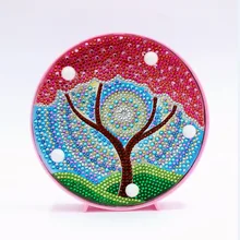 Перекрестная граница электричества поставщик стиль покрытая стразами алмаз Хуа Денг DIY свет включен алмазная живопись Крытый Декор