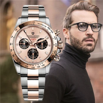 

PAGANI DESIGN Watch Men Top Brand Luxury Men Business Watches Water Stainless Steel Man Wristwatch montre homme horloges mannen