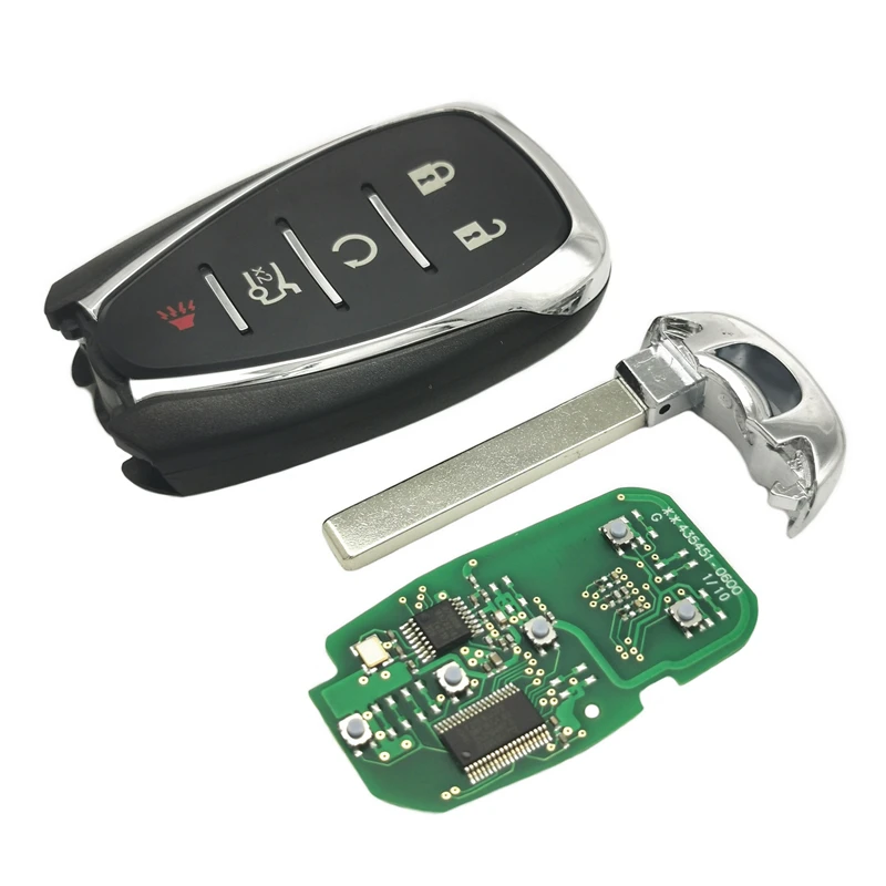 DATONG WORLD CAR REMOTE KEY FOR CHEVROLET CRUZE MALIBU SPARK CAMARO EQUINOX 2016 2017 2018 315/434MHZ ID46 HYQ4BAA HYQ4BEA