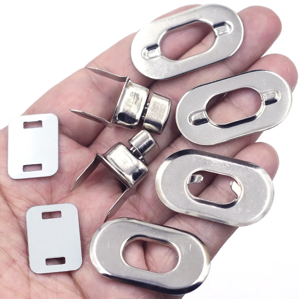 Kiss Clasps Twist Turn Lock Clips Silver Tone Alloy Frame Hardware For Shoulder Purse Leather Bags DIY Accessories 37mm