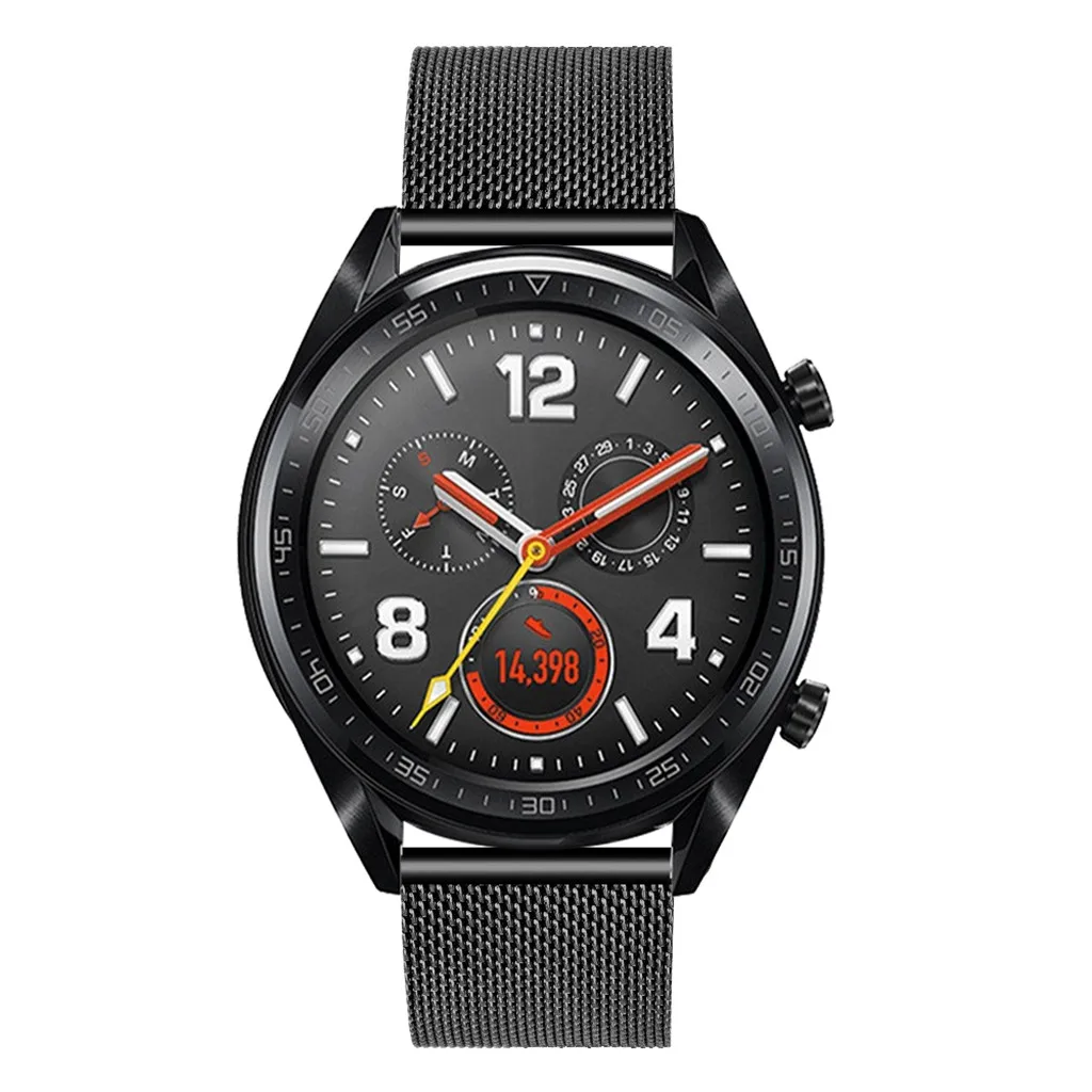 Ouhaobin браслет из нержавеющей стали для часов huawei Watch GT Active 46 мм Honor Magic Quick Release ремешок для часов браслет 22 мм 910#2