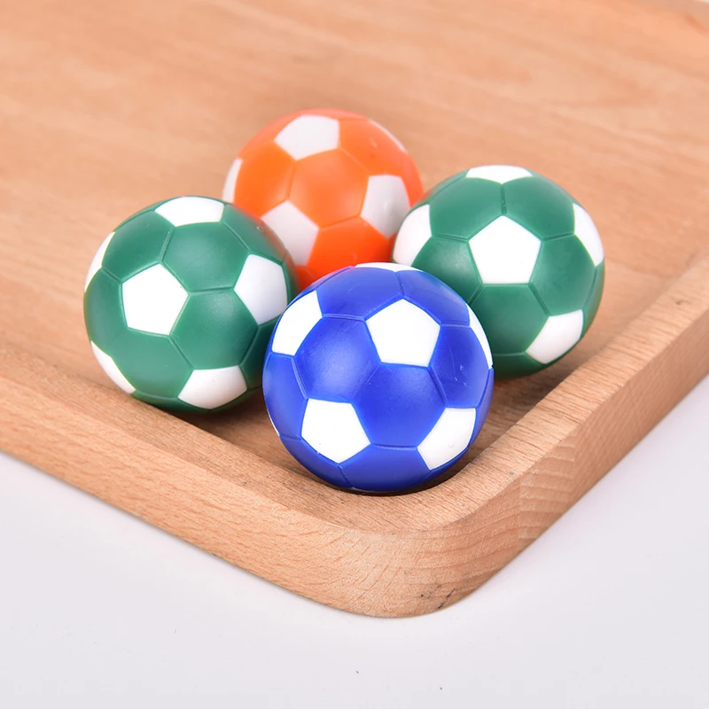 8/6/4pcs Premium Material Resin Mini Colorful Table Soccer Footballs Replacement Balls Tabletop Game Mini Soccer Ball 32mm