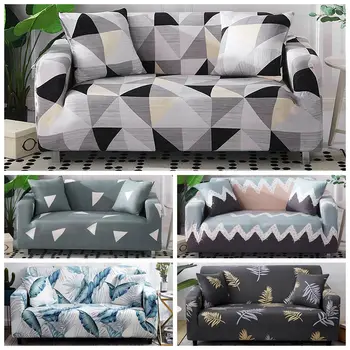 

Elastic Sofa Cover Furniture Protection Cover Spandex Sofa Cover L 1/2/3/4 Seat Armchair Cover For Living Room