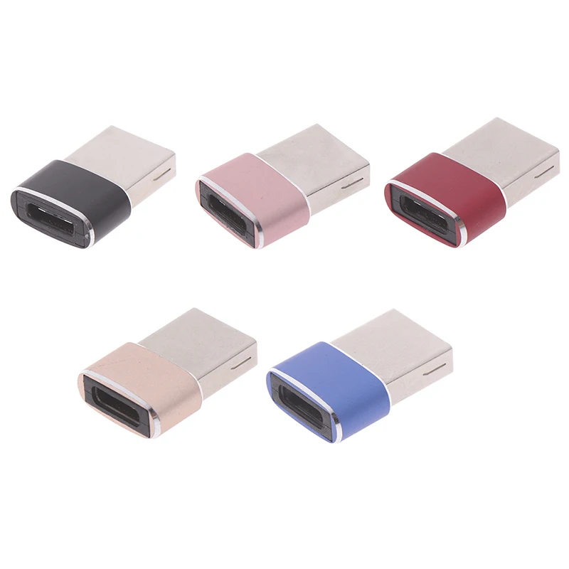 USB Male to USB Type C Female OTG Adapter Converter Type-c Cable Data Charger