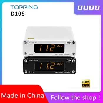 

2020 TOPPING D10s USB DAC XMOS XU208 ES9038Q2M decodificador DSD256 PCM Optical Coaxial output rca dac audio amplifier Decoder