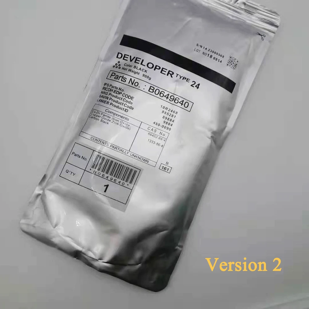 Einkshop Тип 24 Черный разработчиком для Ricoh 1060 2075 1075 2051 2060 MP 5500 6000 6001 6002 6500 7000 mp 7500 7502 принтера 900g