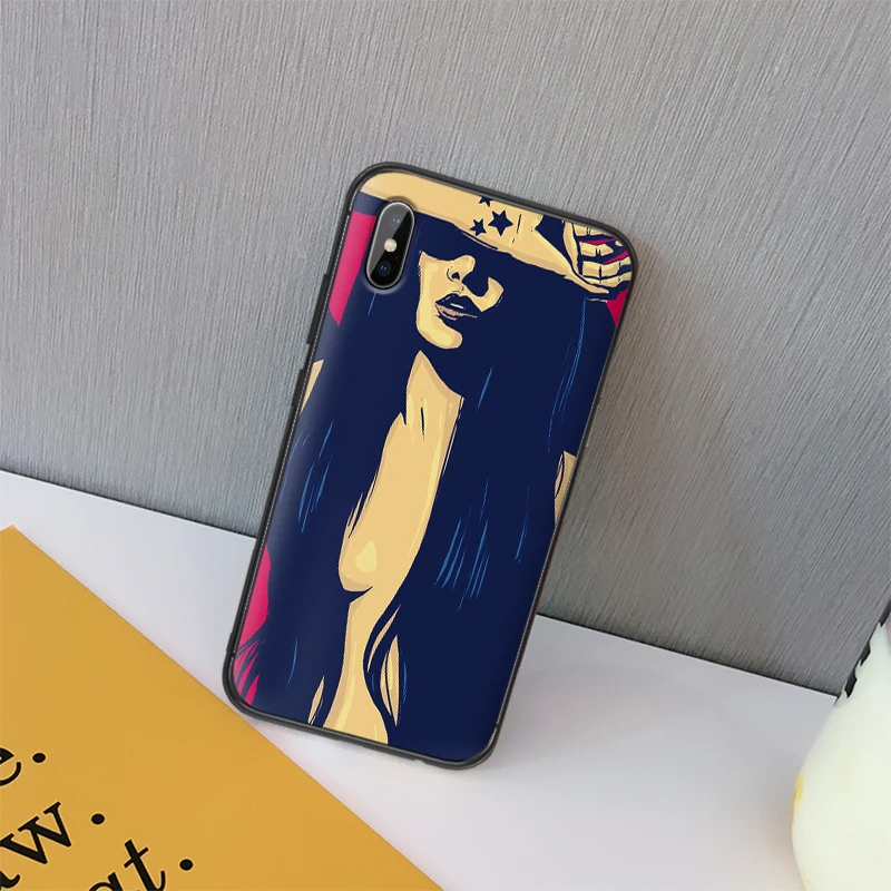 Сексуальное искусство для iPhone 6 6S 7 8 Plus X XS XR Max 5 5S TPU мягкая защитная задняя крышка
