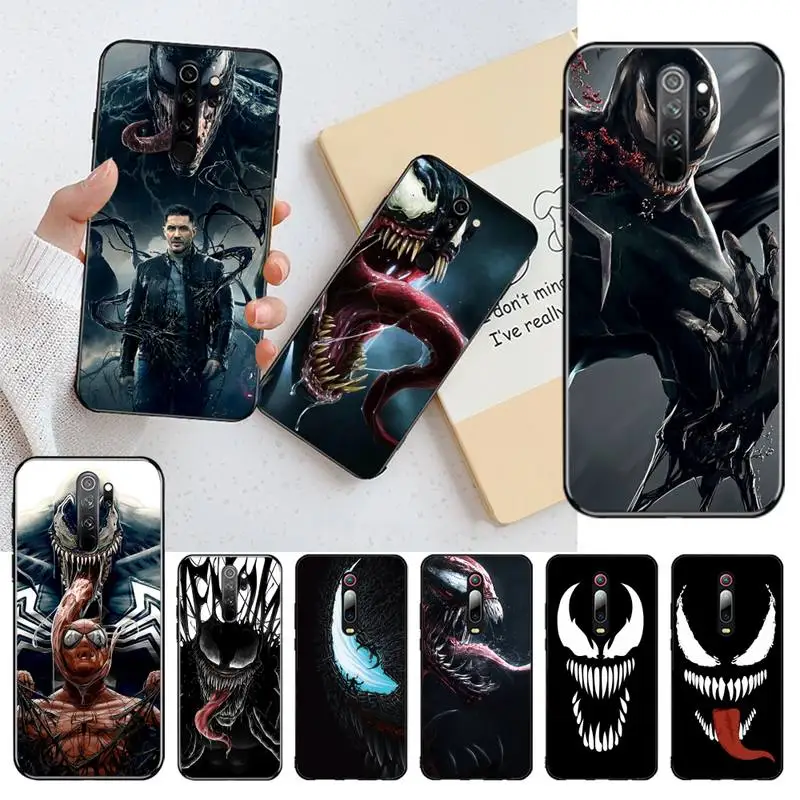 Горячая Распродажа чудо-яд злодей черный мягкий чехол для телефона из ТПУ Redmi Note 8