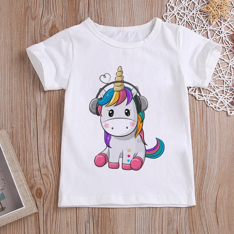 Unicorn Girl T-shirts | Unicorn Baby T-shirt | Cartoon