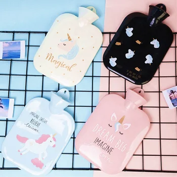 

Explosion-proof Rubber Unicorn Hot Water Bottle Water Hand Warm Hand Warm Hand Bag