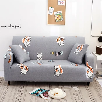 

SOFTBATFY Squirrel Elastic All-inclusive Couch Case for Different Shape Sofa L-Style Sofa Case Dropshipping
