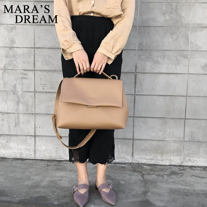 Mara's Dream новая однотонная простая Универсальная женская сумка через плечо с украшением на ремне