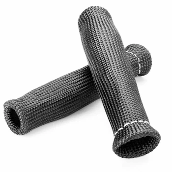 

8pcs Vehicle Spark Plugs Wiring Boot Protectors Sleeve Heater Shield Cover Black Car Engine 2500 Degree