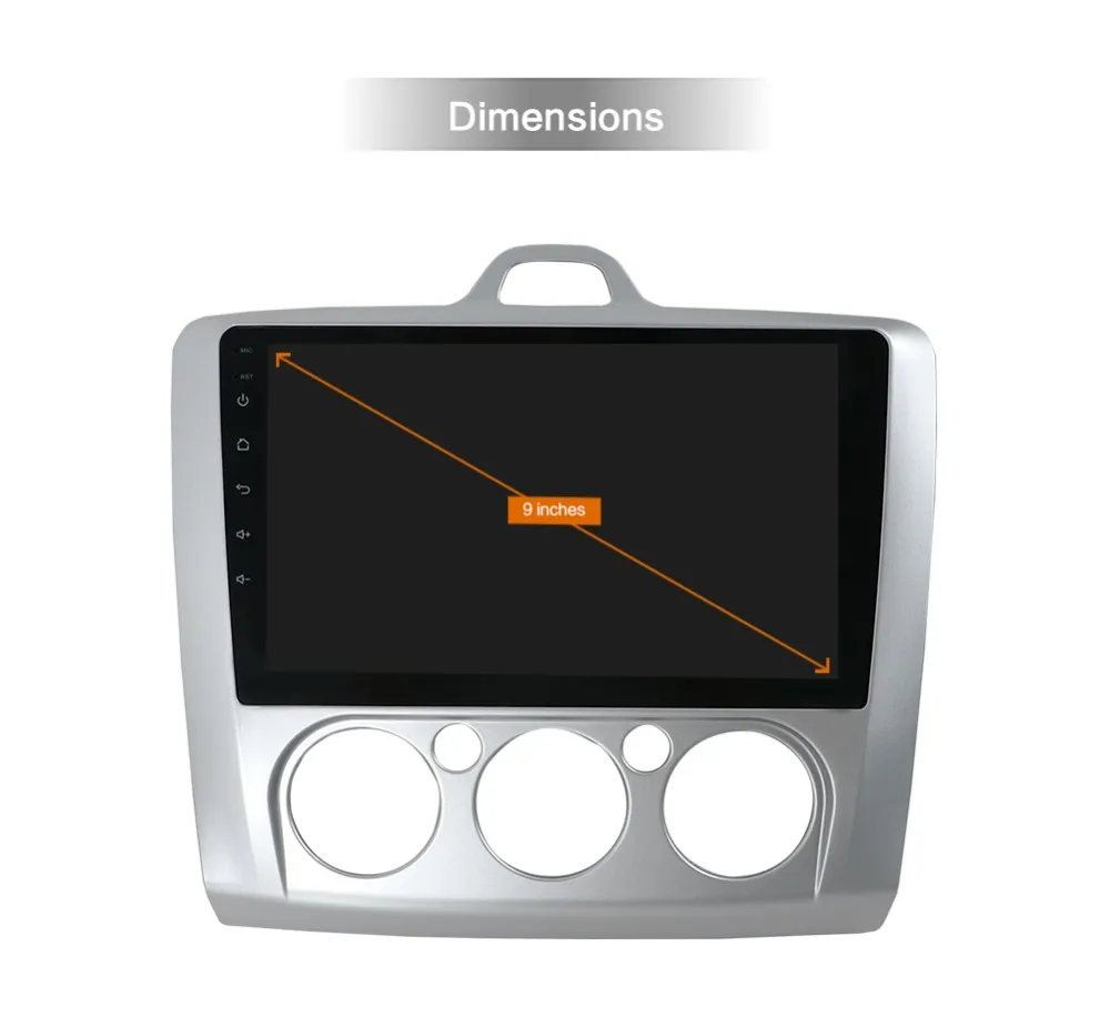 Cheap Bosion Octa Core Android 9.0 Car Radio Player GPS Navi For ford for focus 2004-2010 2 3 Mk2/Mk3 head unit PX6 4G+64G Car DVD 0