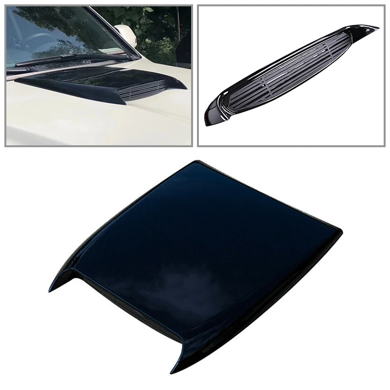 

CITALL Car Bonnet Fender Hood Air Flow Vent Intake Cover Trim Decor fit for Toyota Land Cruiser LC200 2016 2017 2018 2019