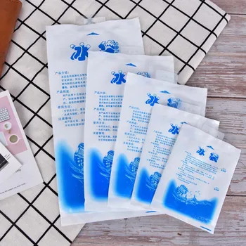 

10pcs Insulated Reusable Dry Cold Ice Pack Gel Cooler Bag For Lunch Box Food Cans Wine Medical