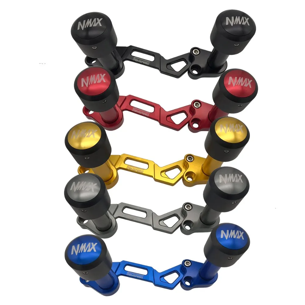 Слайдеры для выхлопа защита от падения Semspeed защита для выхлопа для Yamaha Nmax 155 150 125- с логотипом NMAX
