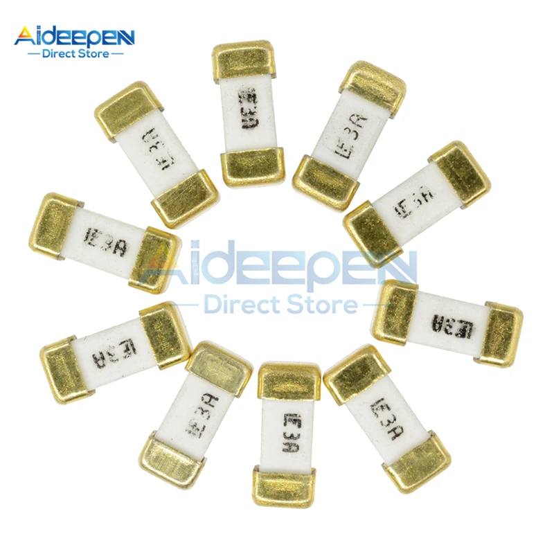 10 шт./лот 1808 125 в SMD БЫСТРЫЙ выдувной предохранитель 0.5A 0.75A 1A 2A 3A 4A 5A 6.3A 8A 10A 12A 15A 500MA