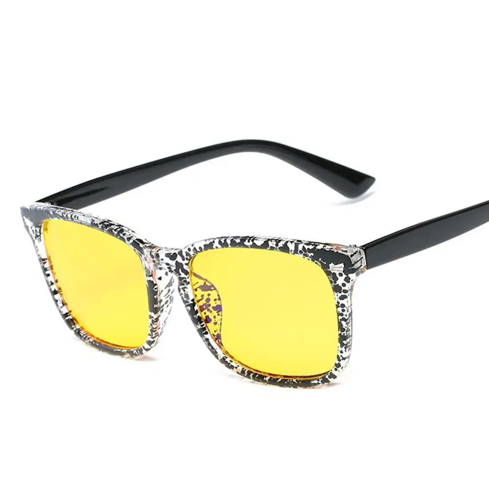 Новые оправа для очков в ретростиле плоские зеркальные художественные солнцезащитные очки удобная Легкая Оправа синяя пленка оправа для очков - Цвет оправы: L