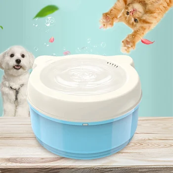 

Automatic Pet Drinking Fountain Cat Dog Water Drink Dispenser Bowl Dish Filters Round Shape Drinking Machine Filter Core Drinker