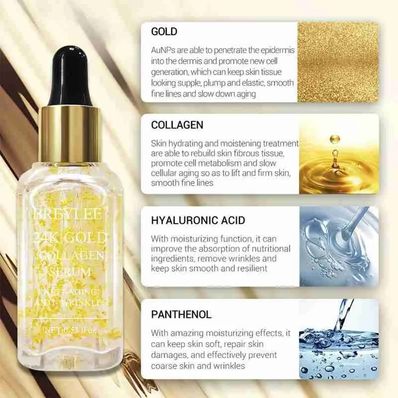 24k gold vitamin a lifting firming serum